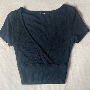 Bik Bok black v neck top.